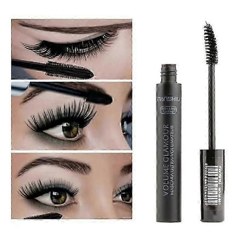 1~4PCS dlhá kučeravá hustá riasenka vodeodolná prírodná dlhotrvajúca hustá rastová tekuté riasy Šarm riasenka Predĺženie riasenky pre očný make-up