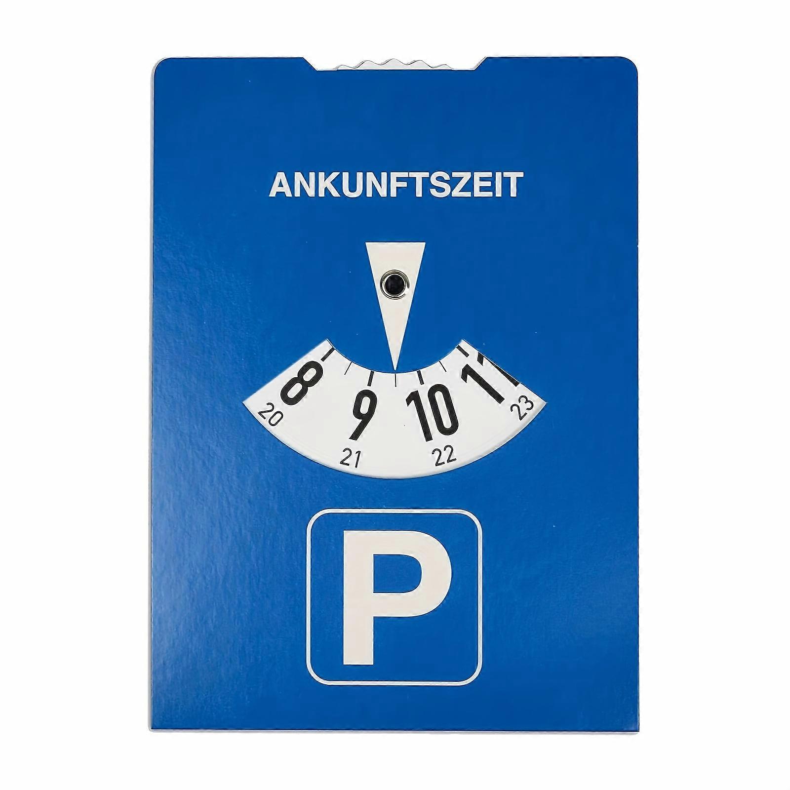 1 Pack Cardboard Parking Disc According to StVO - Eco-Friendly Car Parking Timer