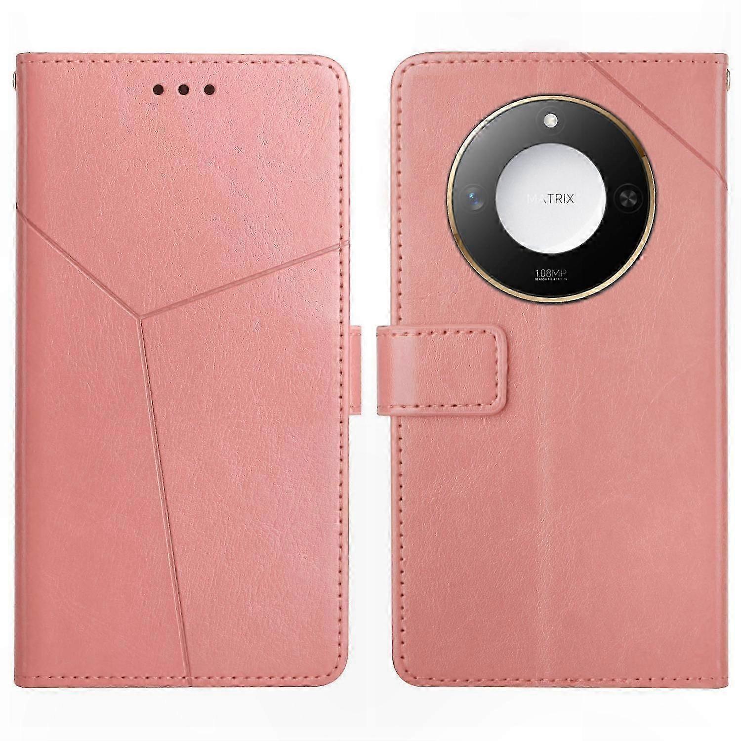 Retro Frosted Leather Phone Case with Mandala Emed Design