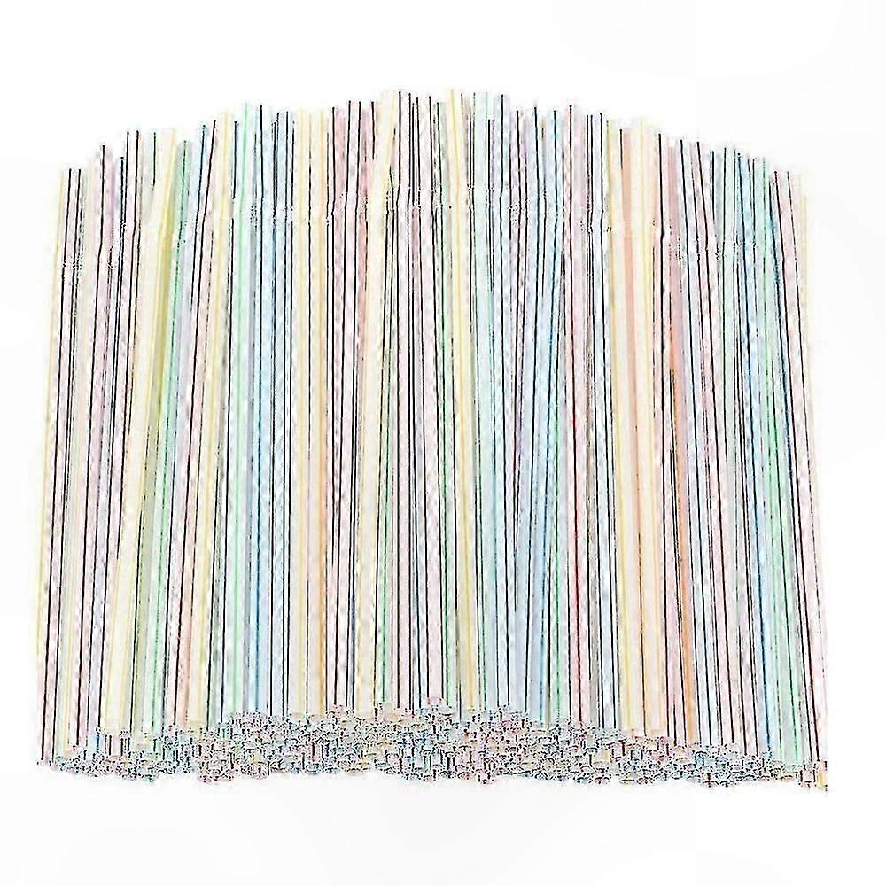 Eco-Friendly Reusable Plastic Straws, 1000 Count, Flexible and BPA-Free for Home, Bar, and Party Use