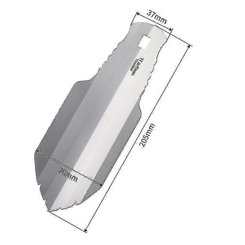纯钛超轻背包便盆抹子户外紧凑型便便铲高品质