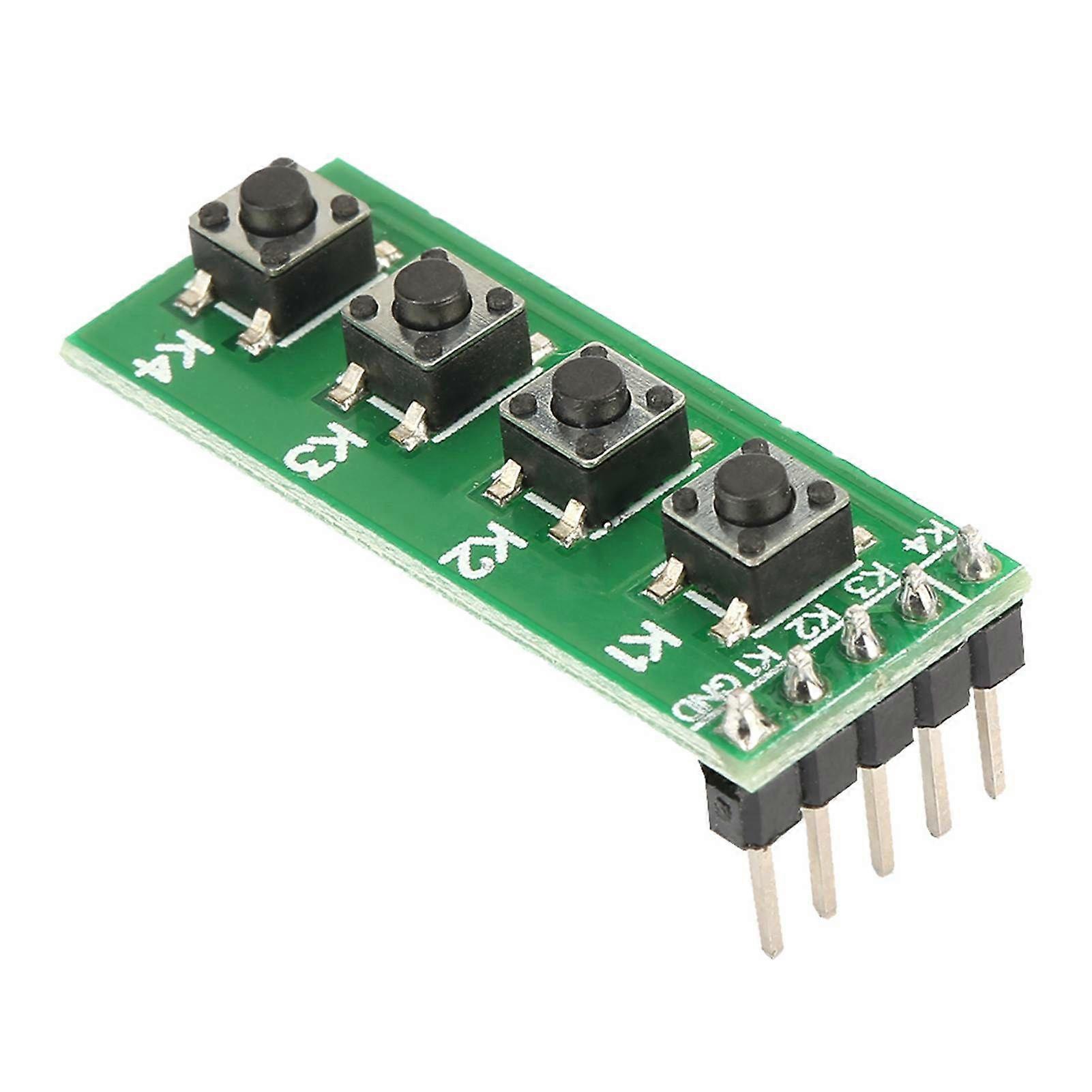 Universal 4 Key Push Button Switch Module Keyboard Board