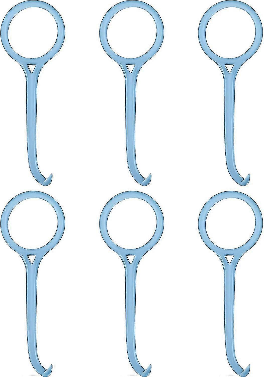 6 Pieces Aligner Removal Tool Retainer Remover Invisible Aligner Removal Tool Kit For Oral Care (blue)