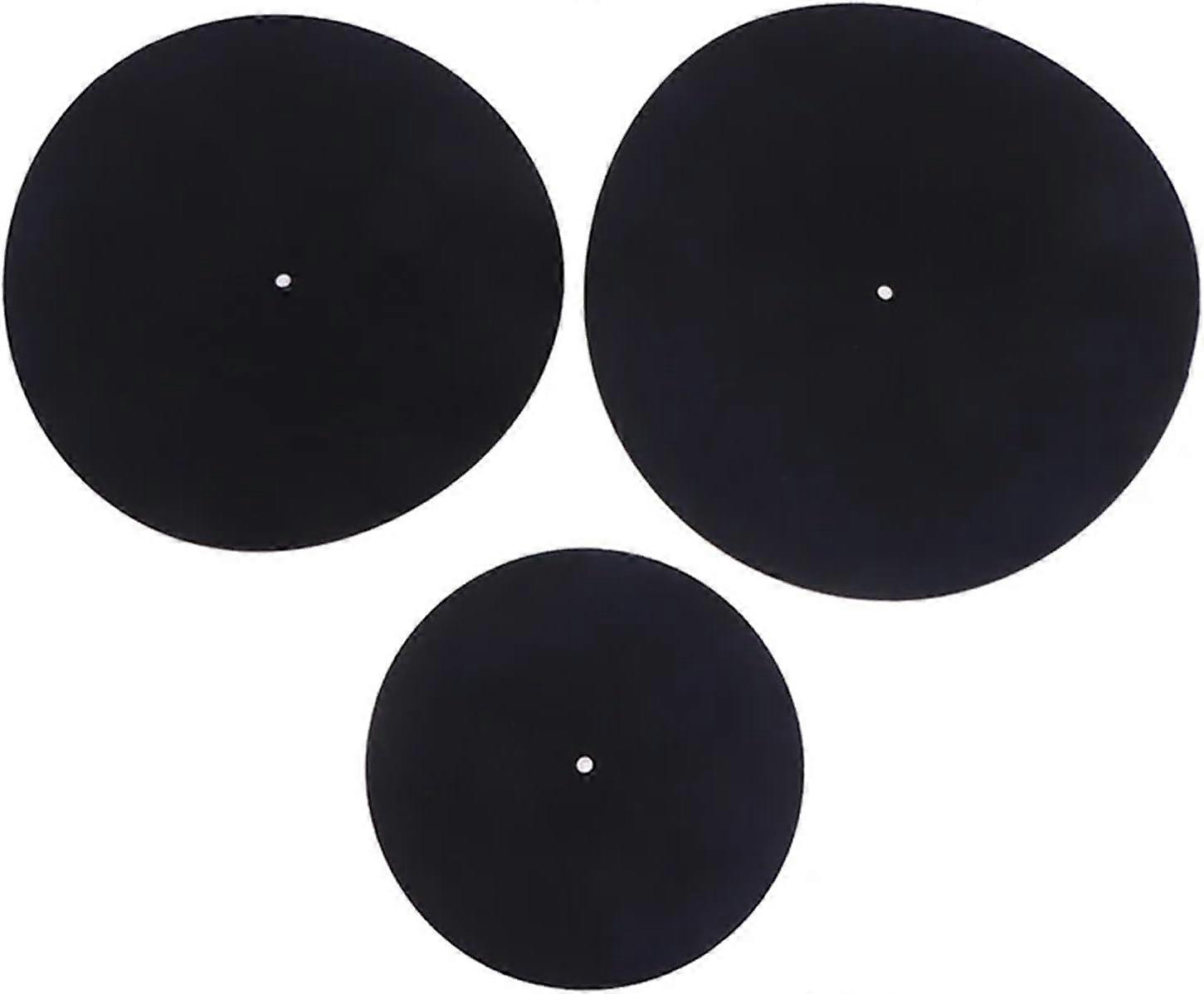 Turntable Platter Mat 20/27/30 Cm Felt AntiSlip Vinyl Record Pad 3Mm Thick Compatible With Most Turntables
