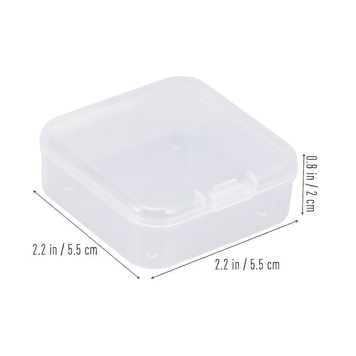 Διαφανές πλαστικό κουτί κοσμημάτων για αποθήκευση κοσμημάτων 12Pcs Organizer Container