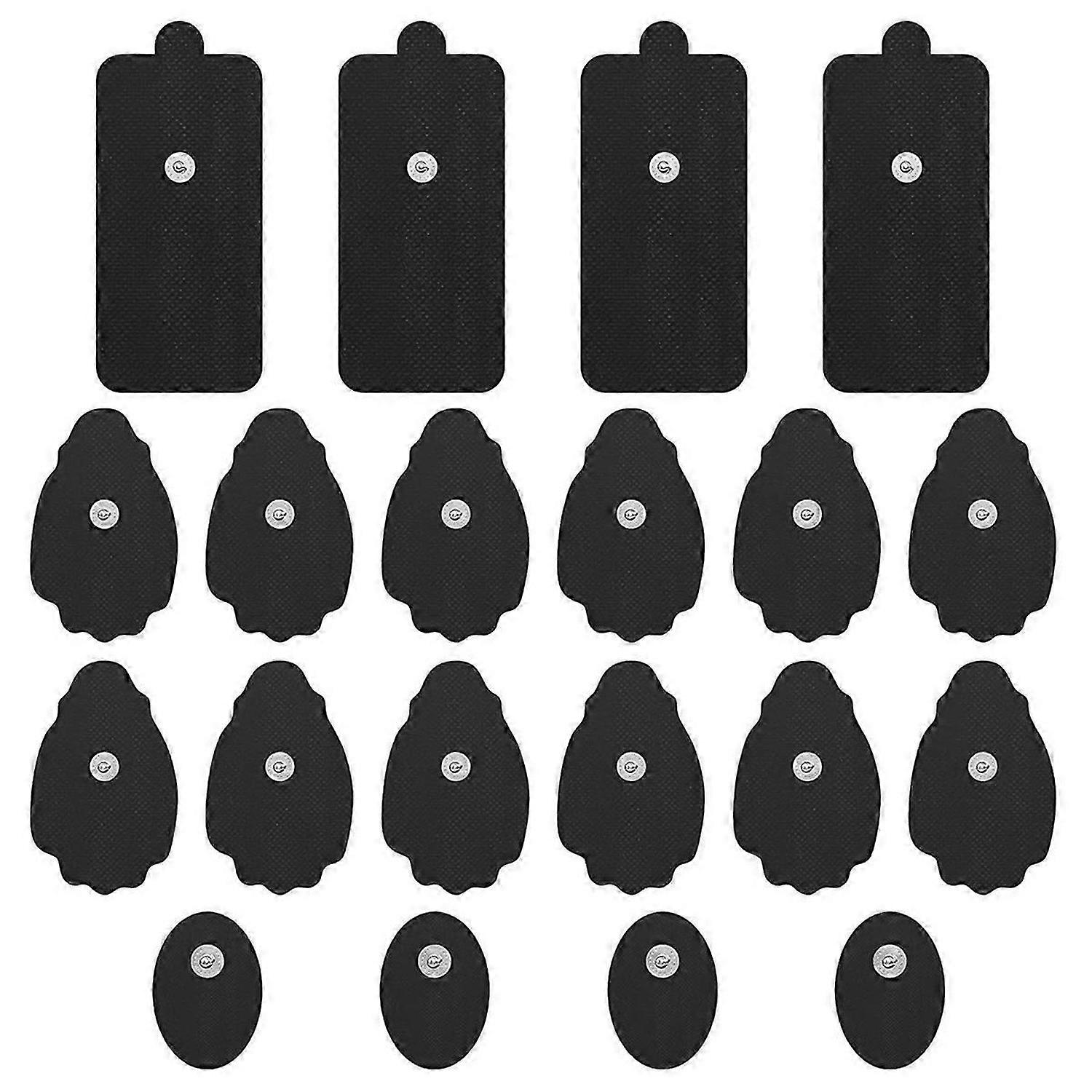 10 Pairs Unit Electrode Pads ,3.5mm Snap Replacement Pads for Electrotherapy Reuse More Than 30 Time