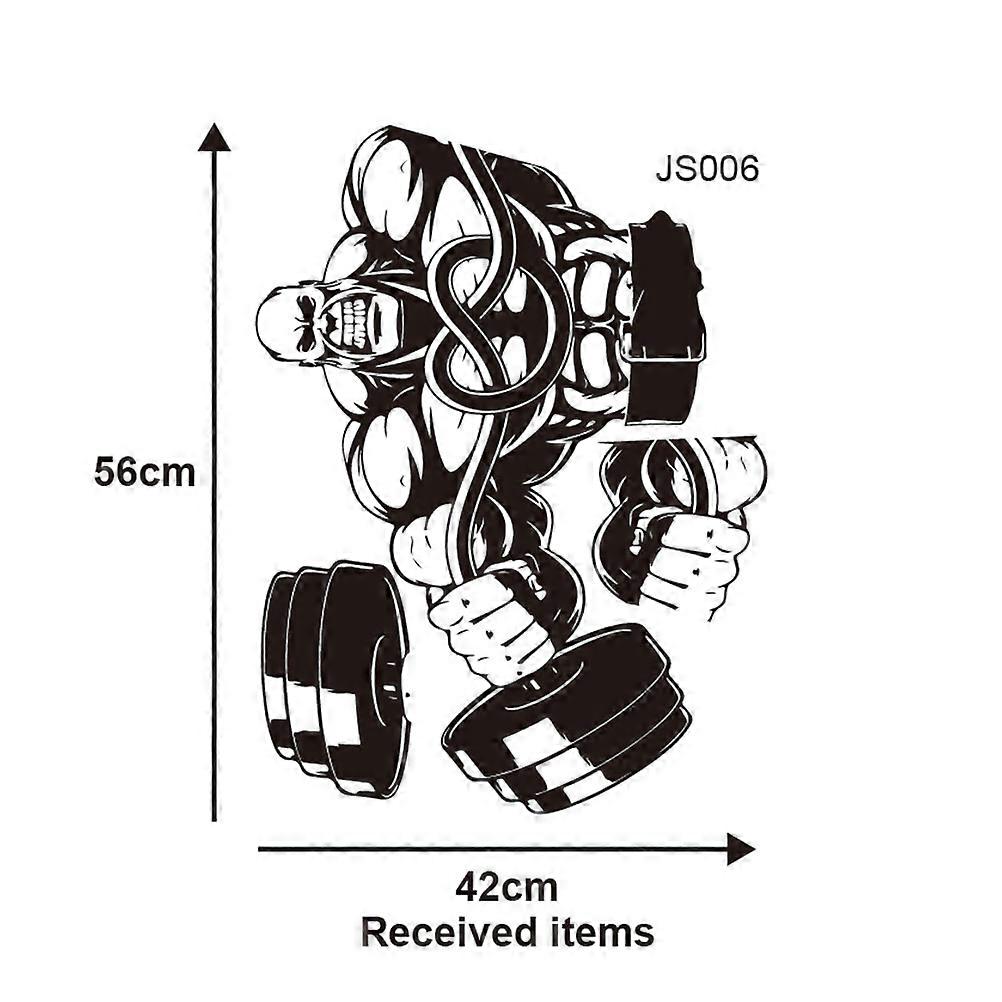 Vinyl Sticker Wall Art Decor Suitable For Smooth Surfaces In Homes And Gyms Multi Color Waterproof Easy To Remove 1Pcs