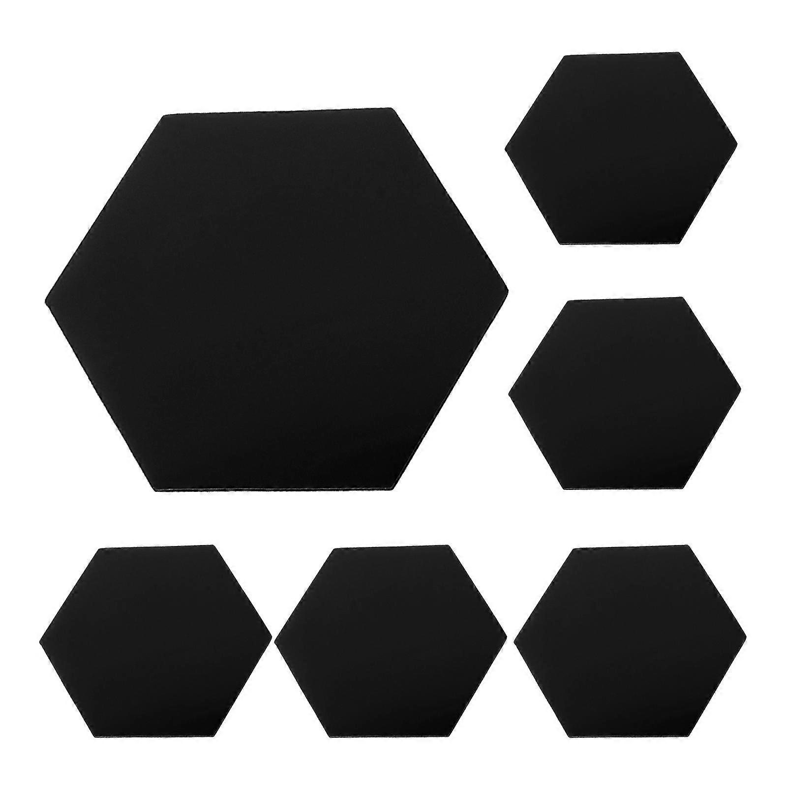 Acrylic Mirror Wall Stickers for Decoration 24Pcs Hexagonal Self Adhesive Set