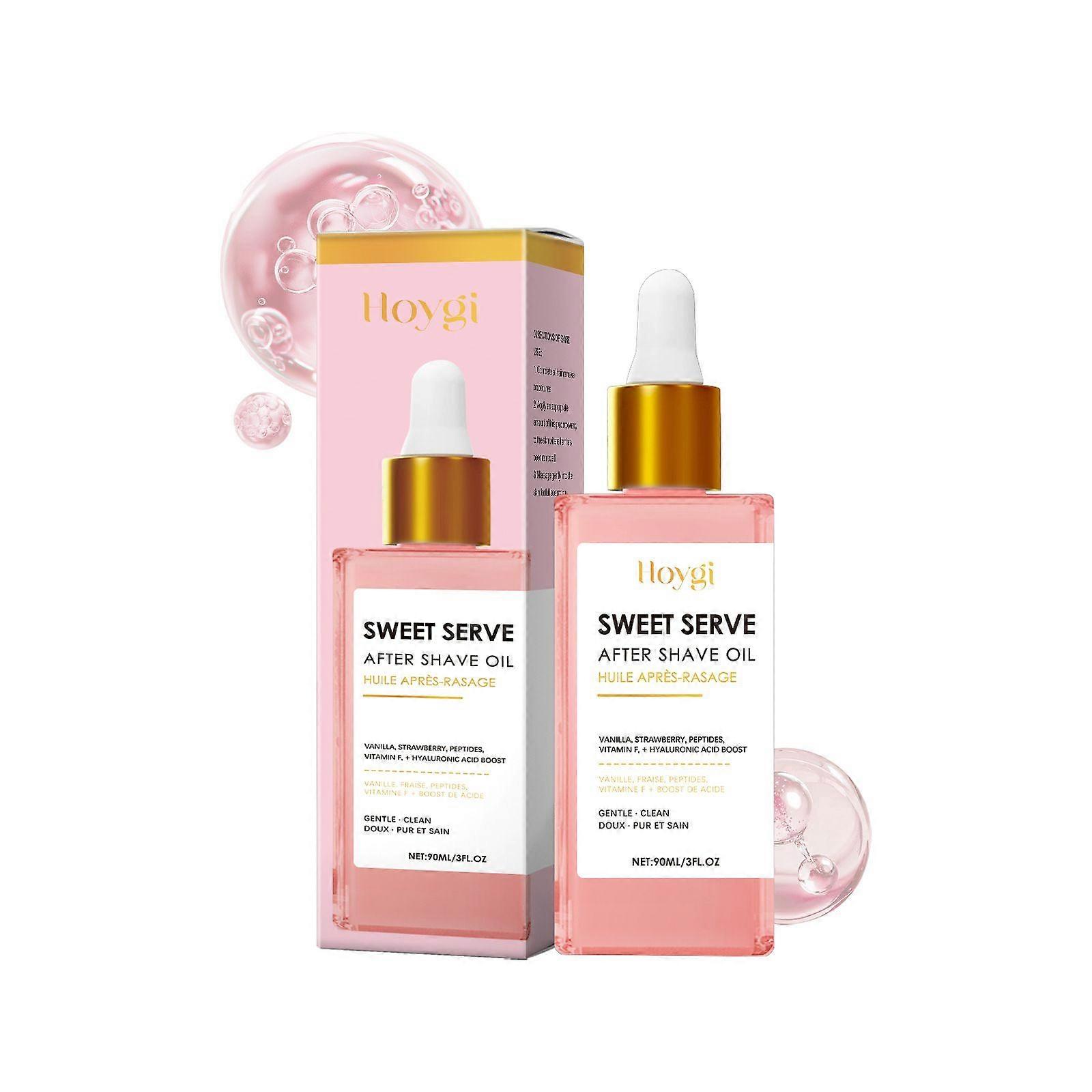 Luxury After Shave Oil | Strawberry Vanilla After Shave Oil Soothing & Hydrating to Prevent Ingrown Hair for Smooth, Irritation-Free Skin for Daily Us