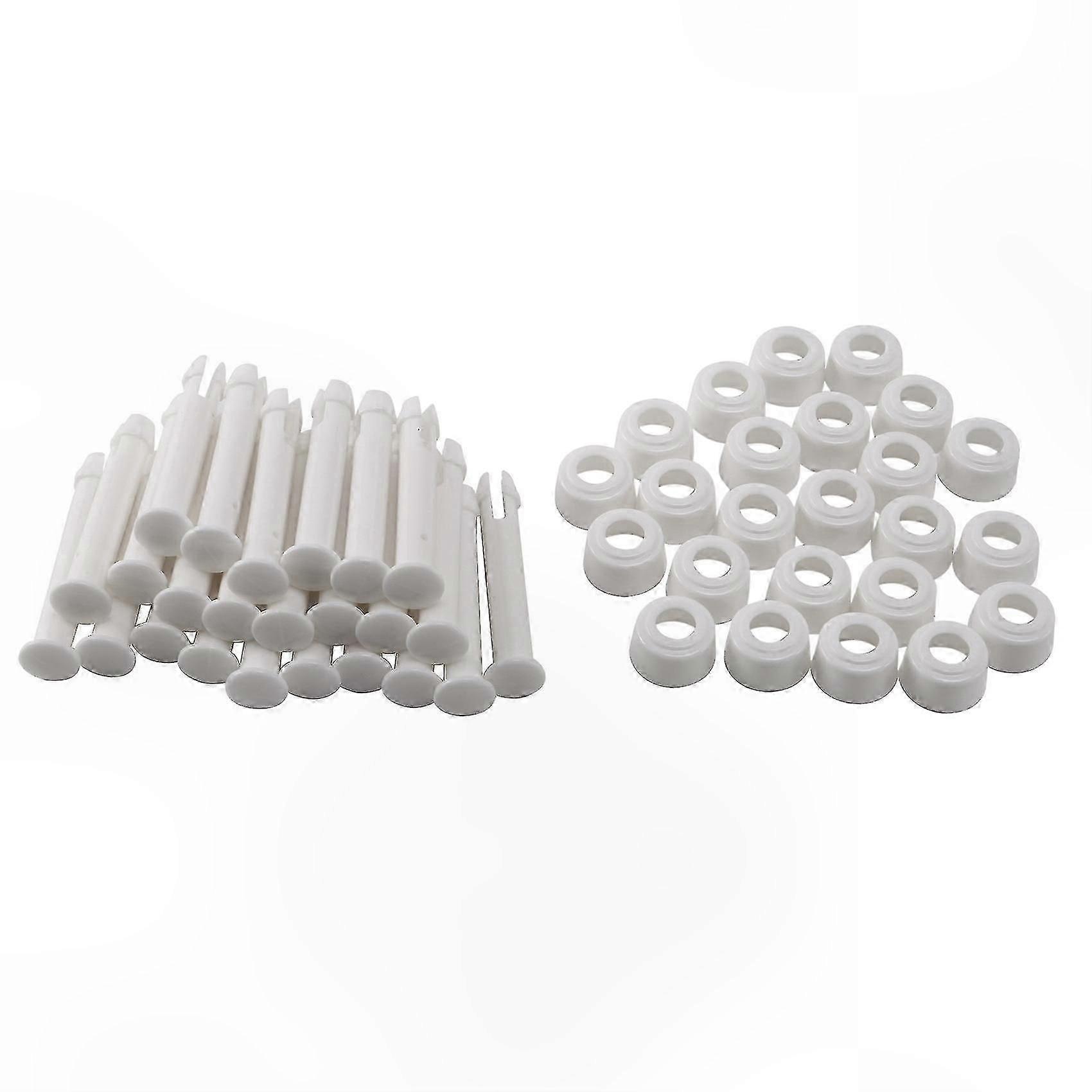 24 Pack ABS Pool Joint Pins, 6cm/2.36in Cap Seals for Above Ground Pools