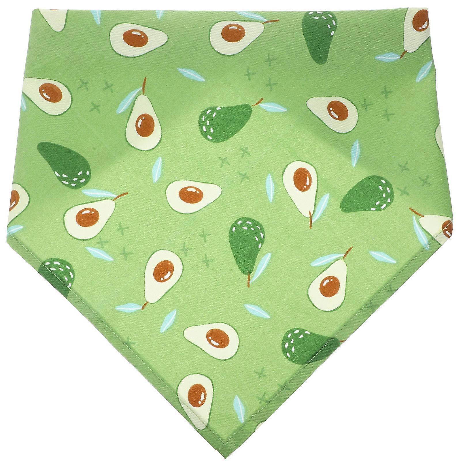 Bandana Green Triangle Bib Scarf for Pet Use