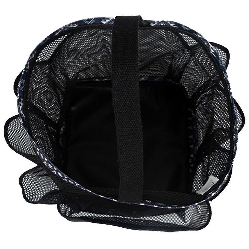 Shower Bag 2Pcs Black Mesh Basket for Storage Handle Showering