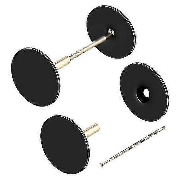 2-pack door hole sealing plate, door knob handle hole filling plate, metal connecting screws deadbolt C-B8e