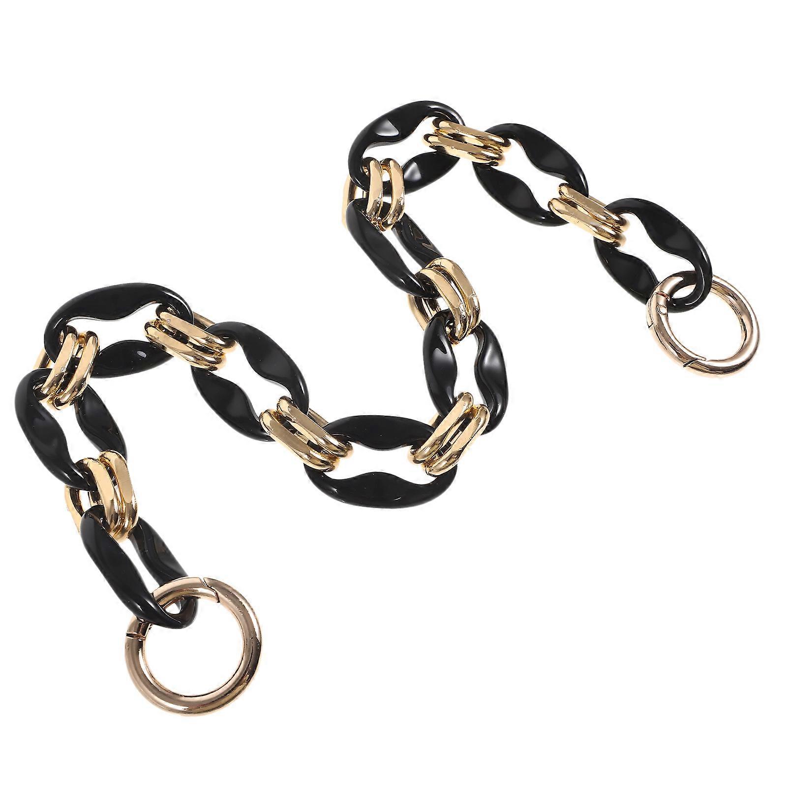 Shoulder Bag Chain Replacement 4Pcs Rectangular Acrylic Strap For Women Daily Use And Fashion Decor