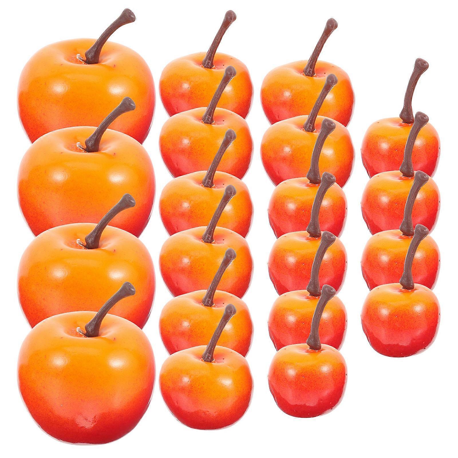 Artificial Simulation Toy for Decor 20Pcs Realistic Fruit Model