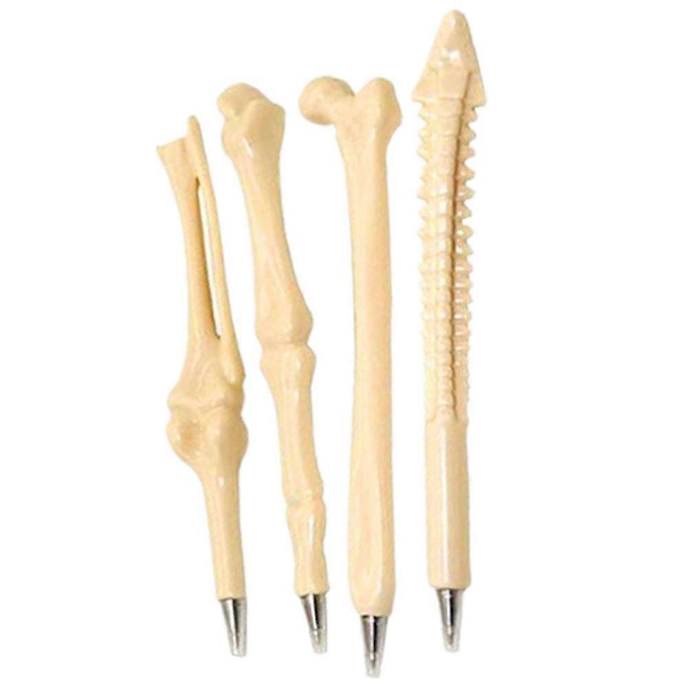 Unique Bone Shaped Pens 12 Pcs Perfect For Classroom Accessories Students Drawing Note Making