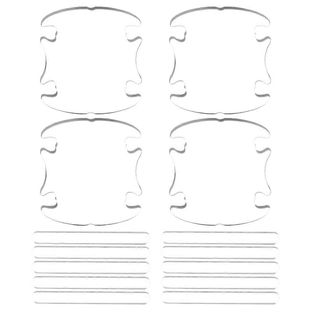 5Sets Car Door Handle Scratch Protector for Auto Protection Transparent PVC