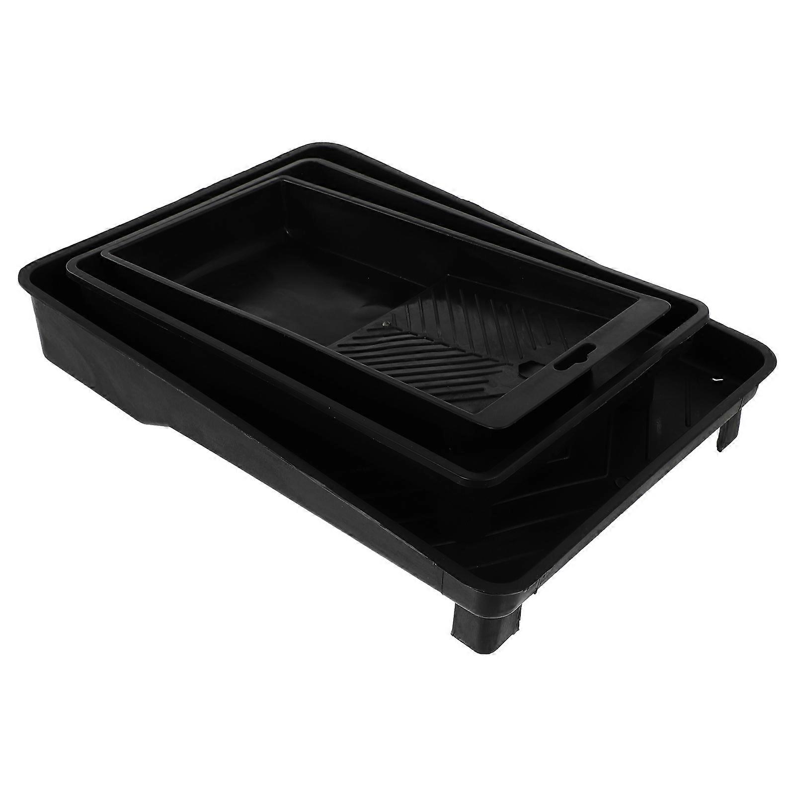 Paint Trays Large Capacity Plastic Tray for Storage Use 6Pcs Set