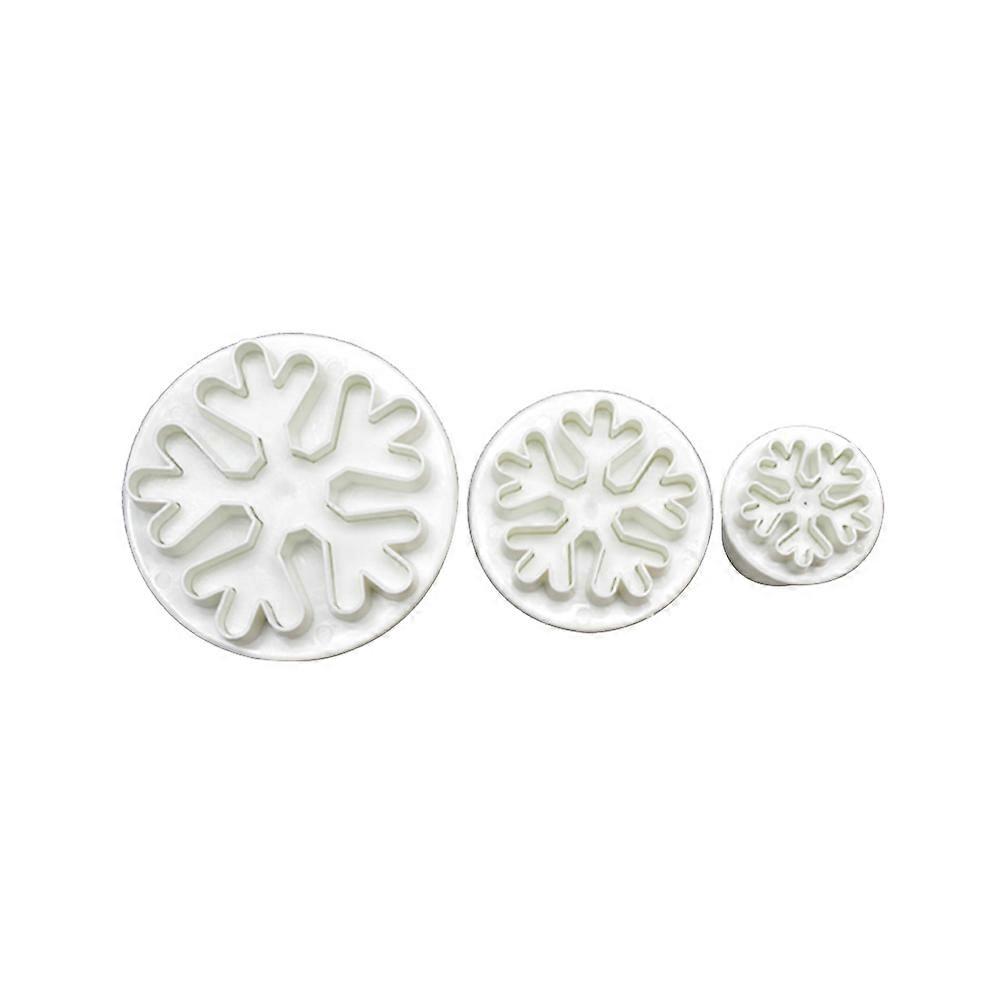 Baking Mold Fondant Molds Cookie Cutters for Snowflake Embossing 9Pcs Set