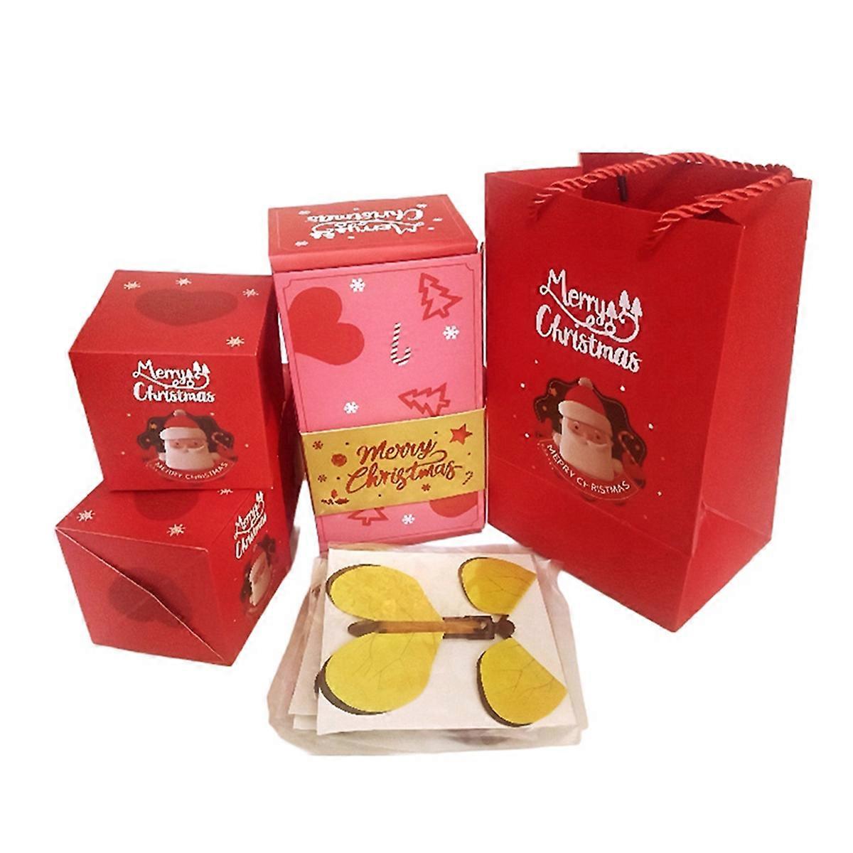 Merry Christmas Surprise Box Explosion Gift Box,Red 6