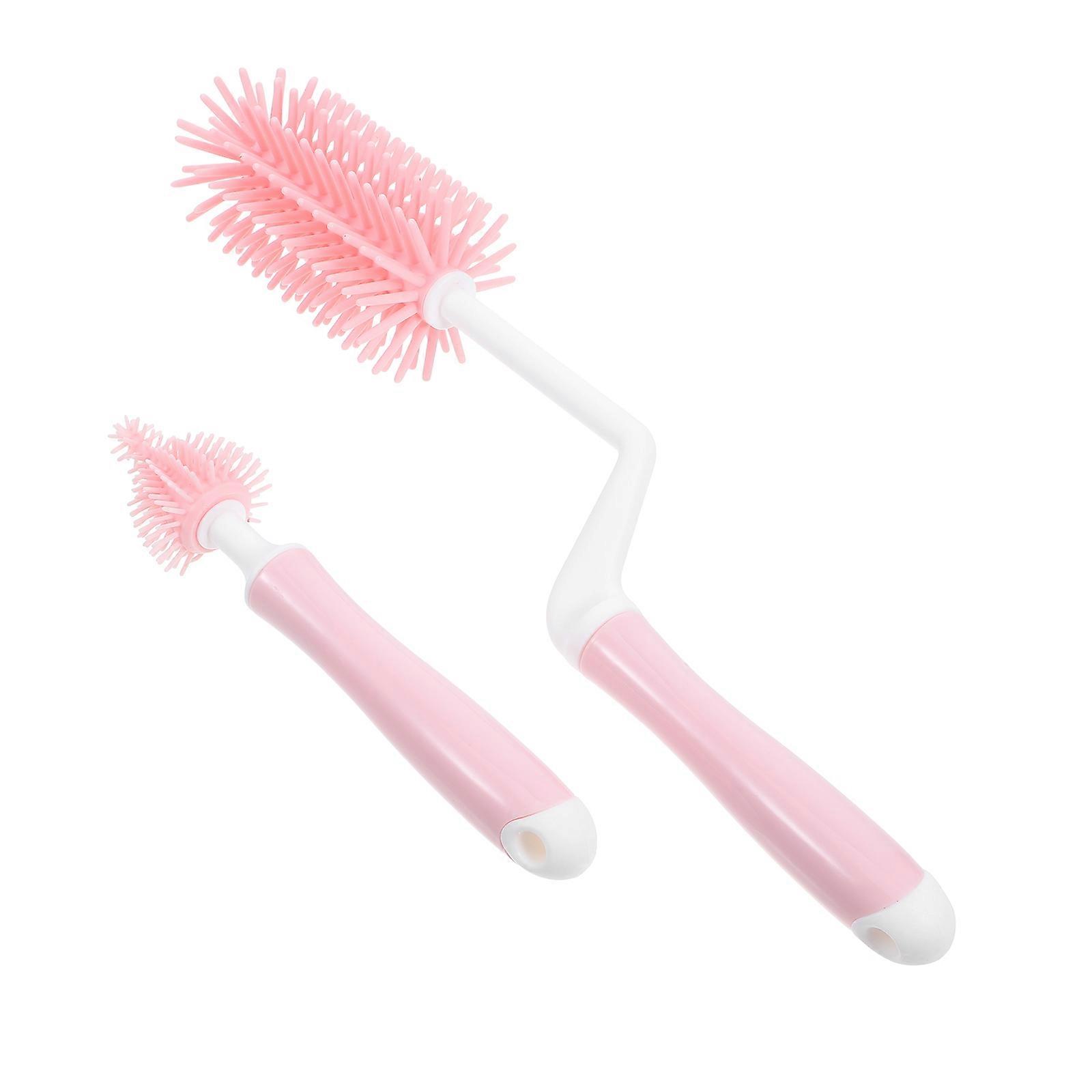 Silicone Bottle Brush Durable Cleaning Set for Feeding Bottle 3Sets