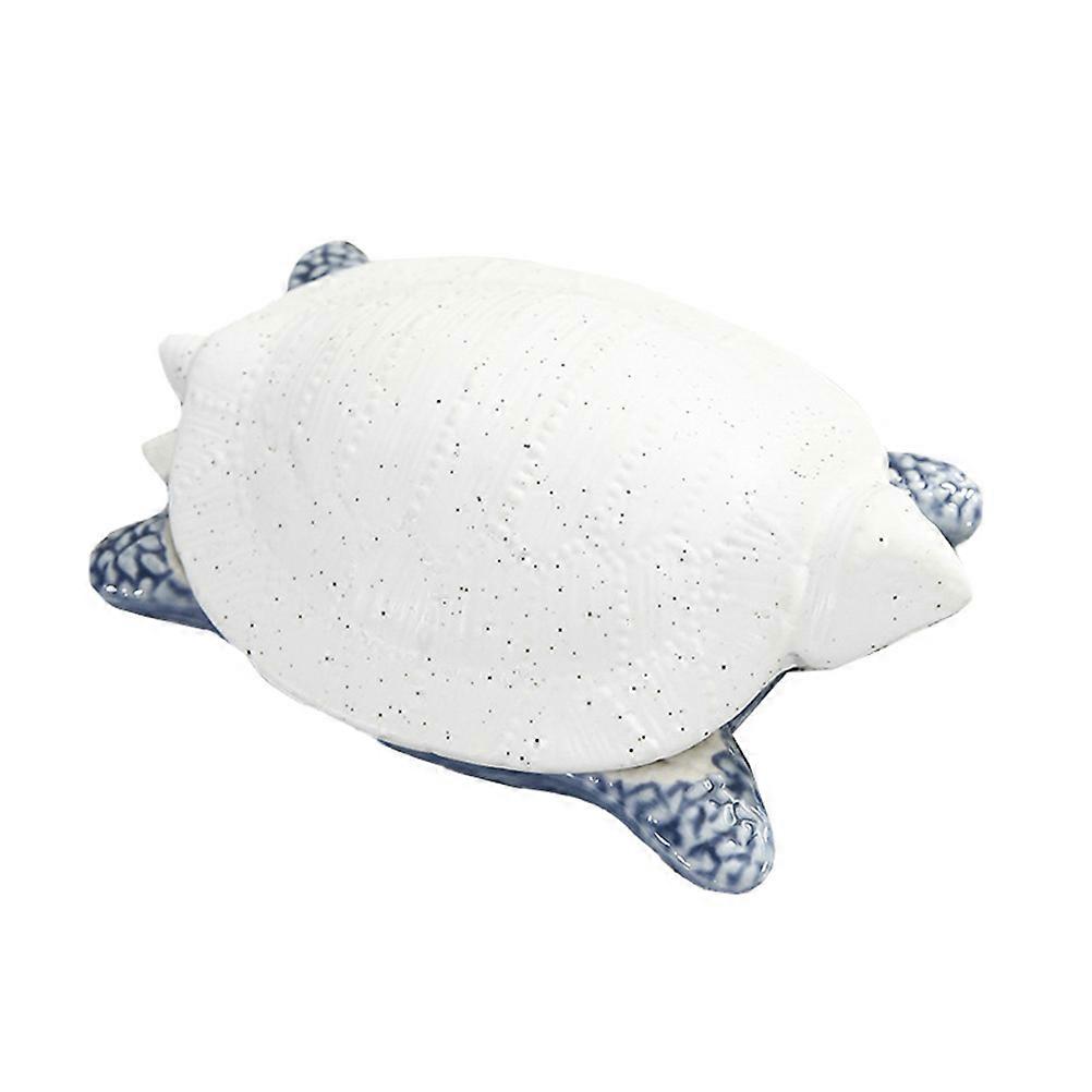 Desktop Ceramic Jewelry Box for Storage Use 2Pcs Ornament