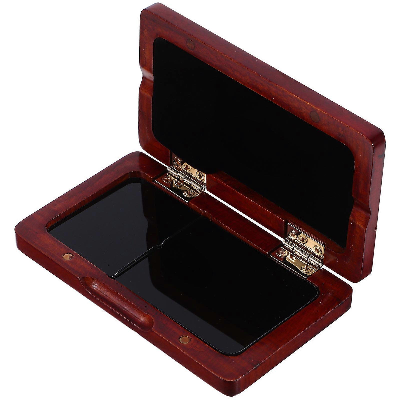 Saxophone Case Walnut Reed Case for Storage 3Pcs Protection Holder
