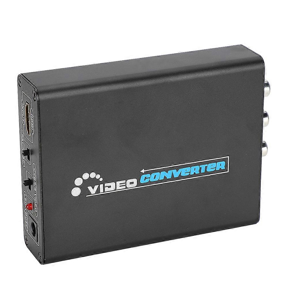 HDMI to AV S-Video Converter Adapter Full HD CVBS Output DC5V