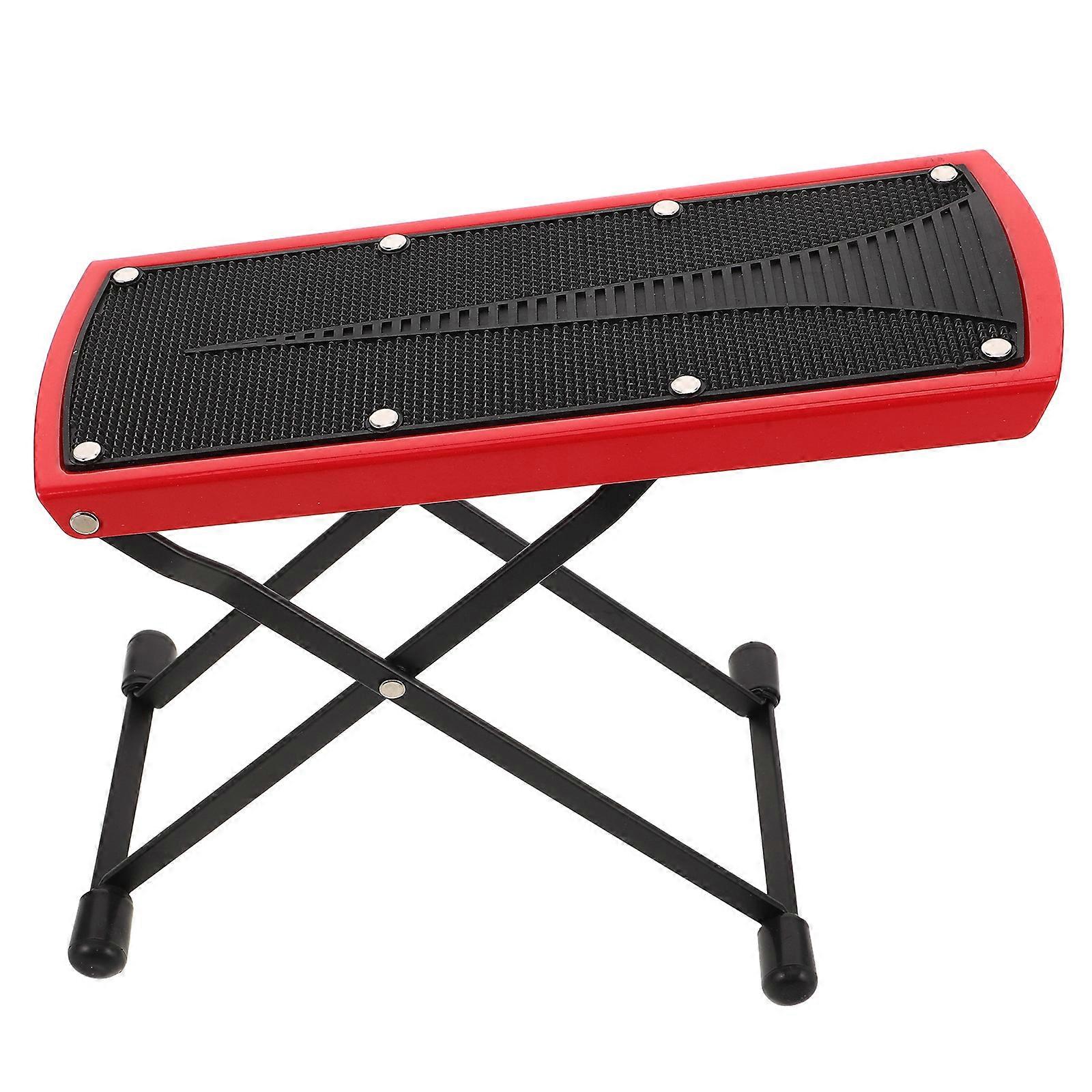 Adjustable Guitar Foot Stool for Classical Guitar Player 2Pcs Folding Footrest
