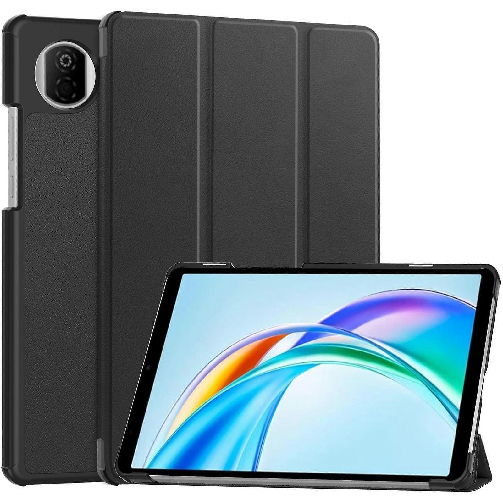 Custer Texture 3-Fold Holder Leather Smart Tablet Case