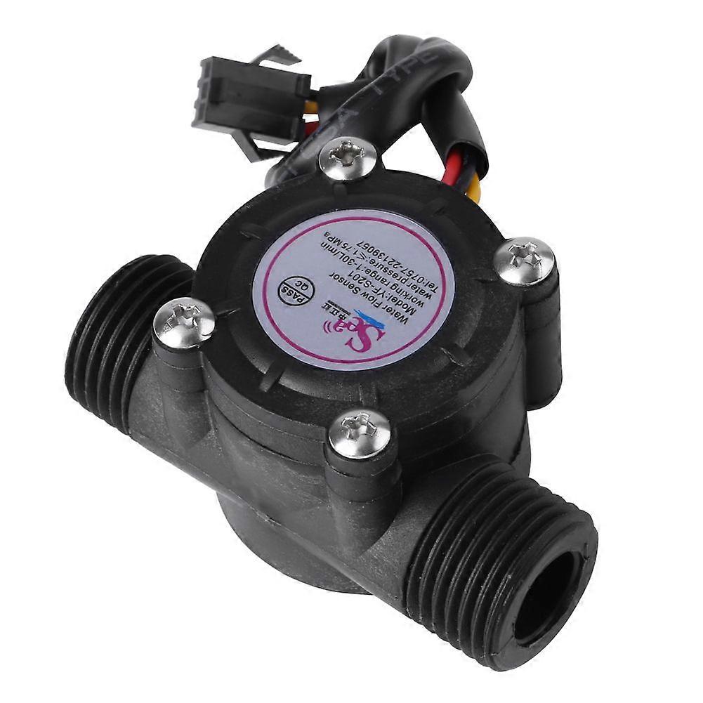 High Precision DN15 G1/2 Water Flow Sensor Hall Effect Flowmeter 1-30L/min