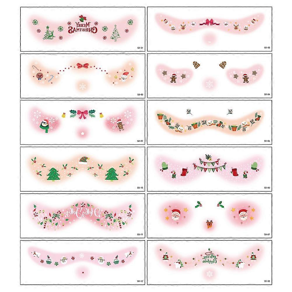 Christmas Makeup Eye And Face Patch Set