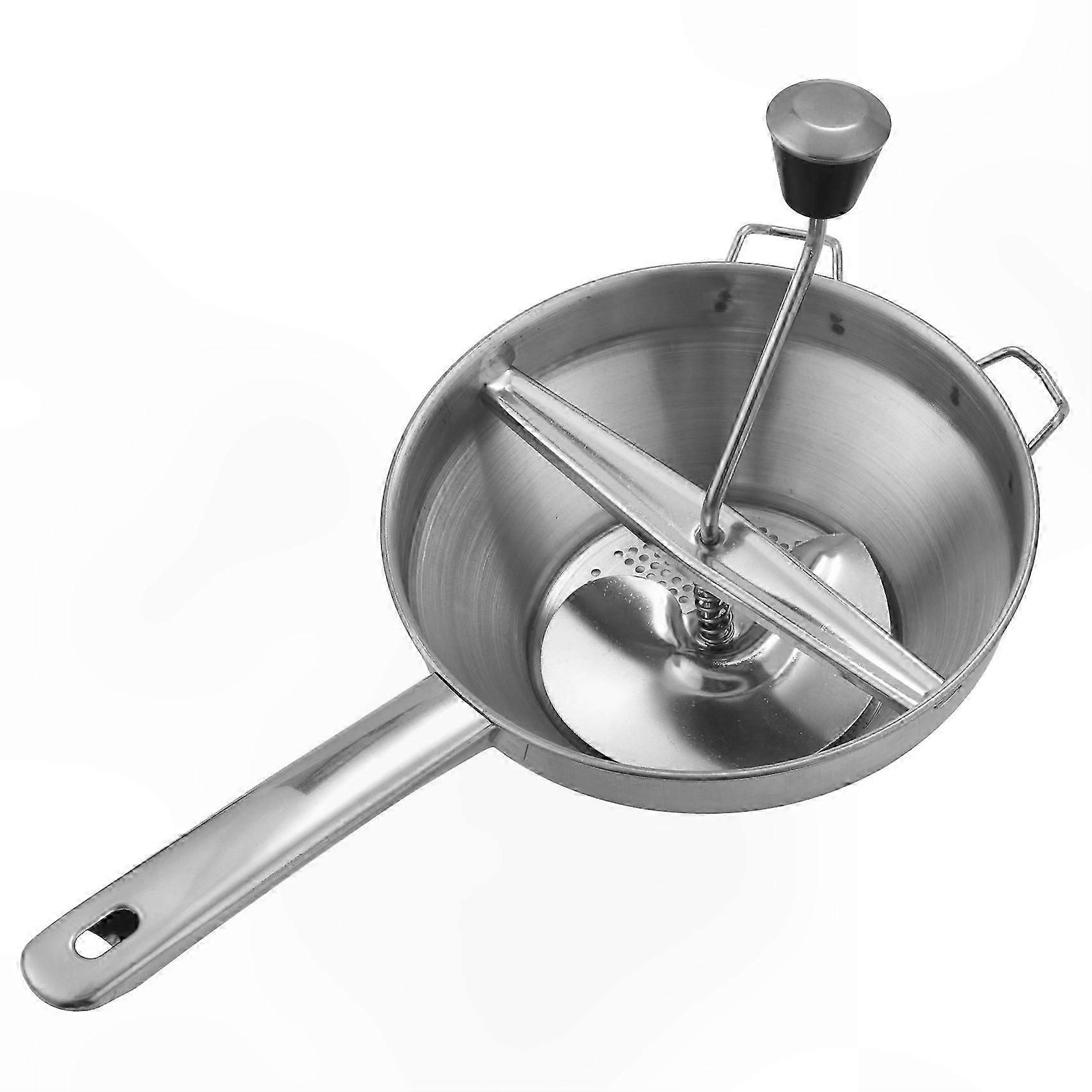 Kitchen Tool for Pureeing and Soup Making with Stainless Steel Rotary Design for Vegetables Processing at Home