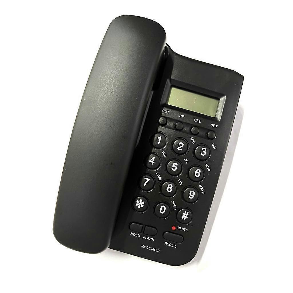 Corded Phone with Caller ID Display Wired Classical Landline Phone Desktop Wall Wired Telephone Big Button Telephone