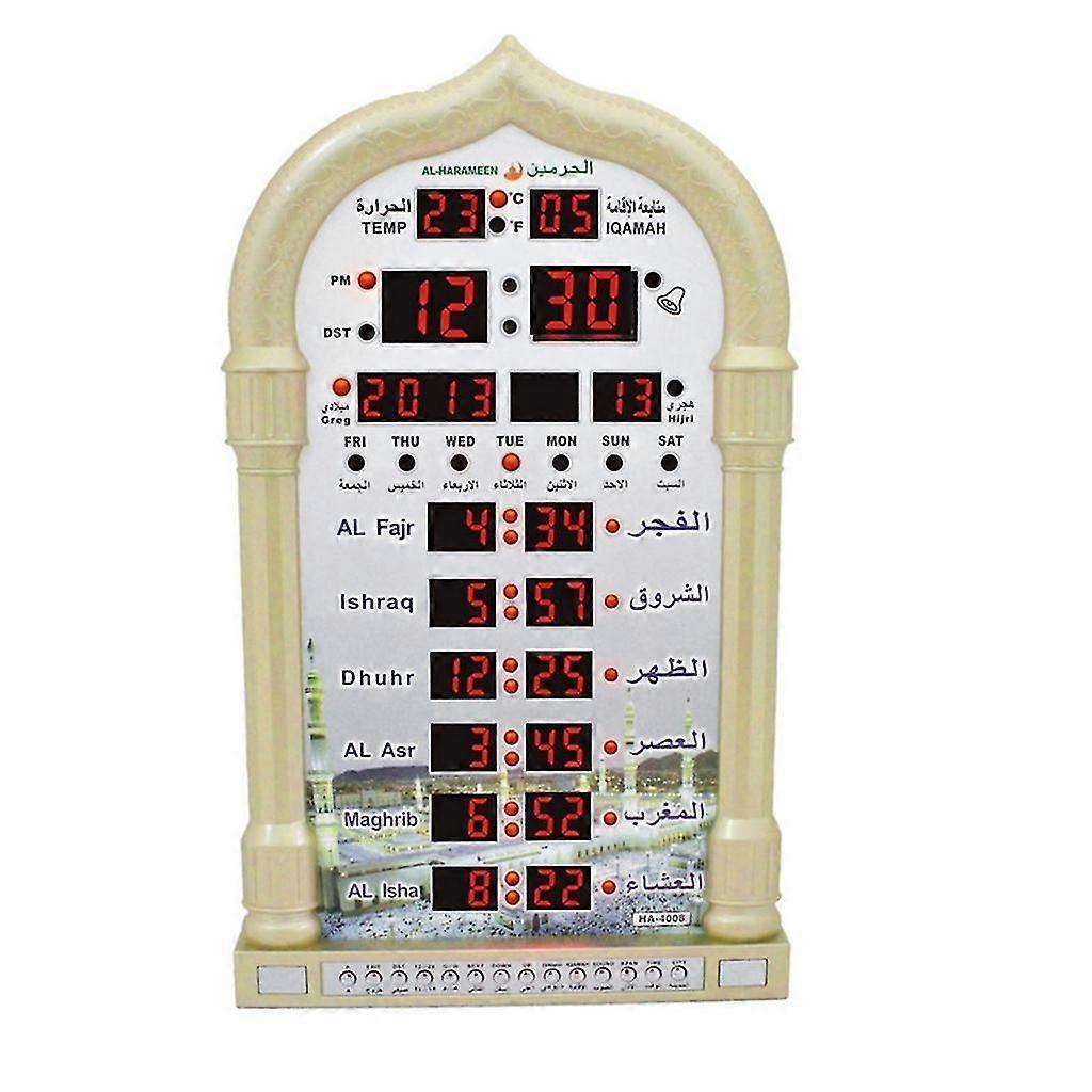 Azan Clock,prayer Time- Table Clock,muslim Digital Alarm,ha-4008