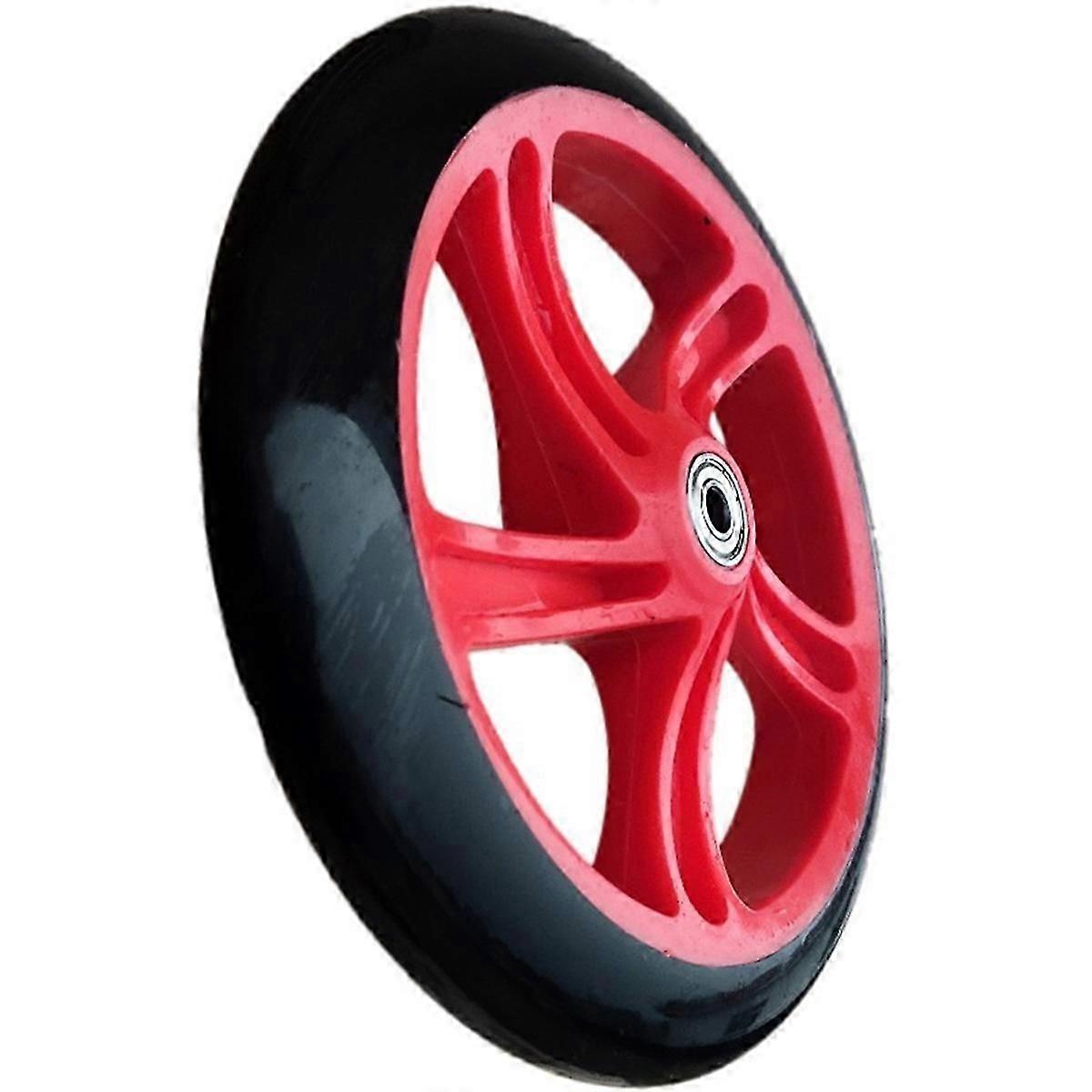 Kick scooter wheels 200mm with PU solid tires