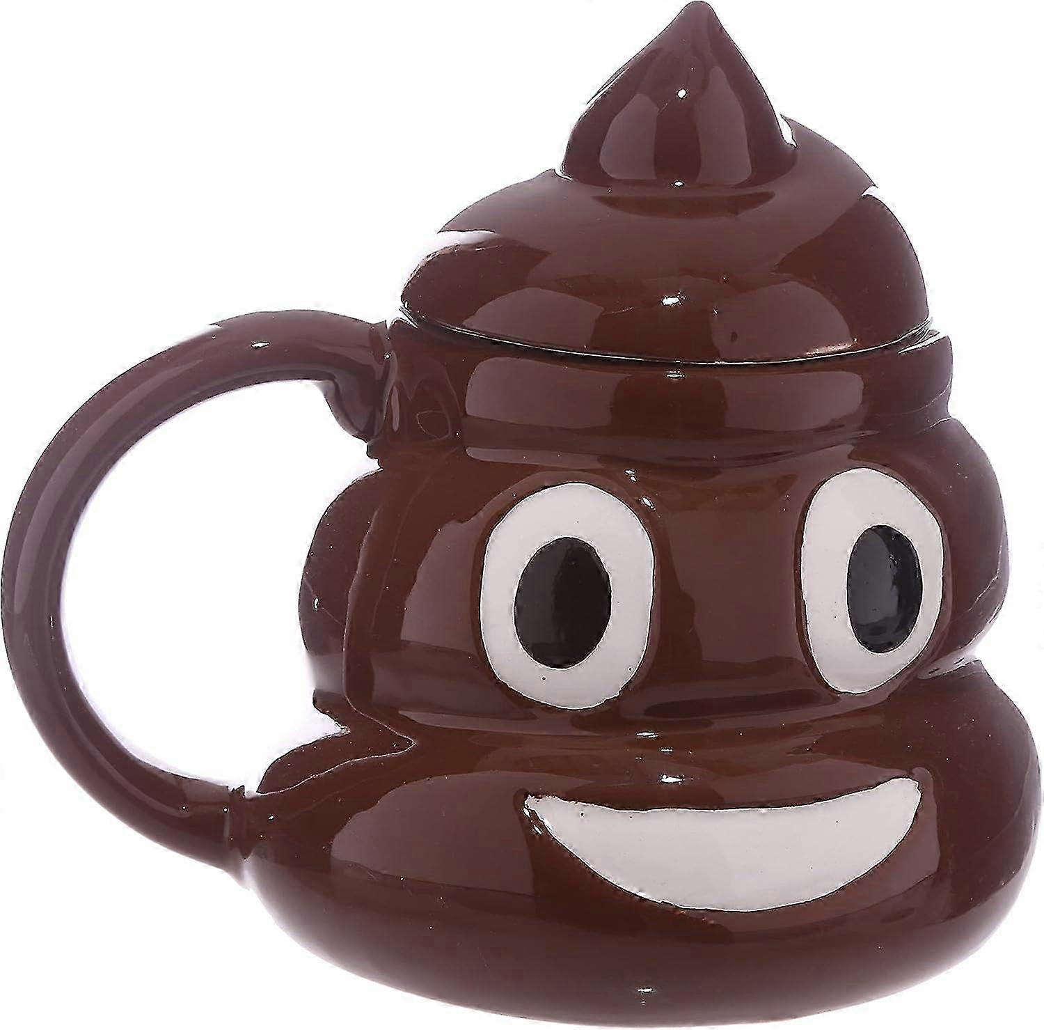 Emotieve Mok - Poep met Deksel