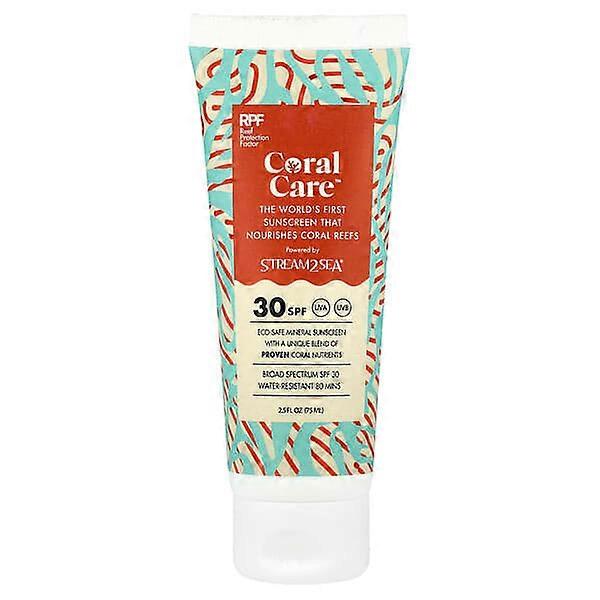 Stream2Sea, Coral CareÃÂÃÂ¢ÃÂÃÂÃÂÃÂ¢ Sunscreen, SPF 30, 2.5 fl oz (75 ml)