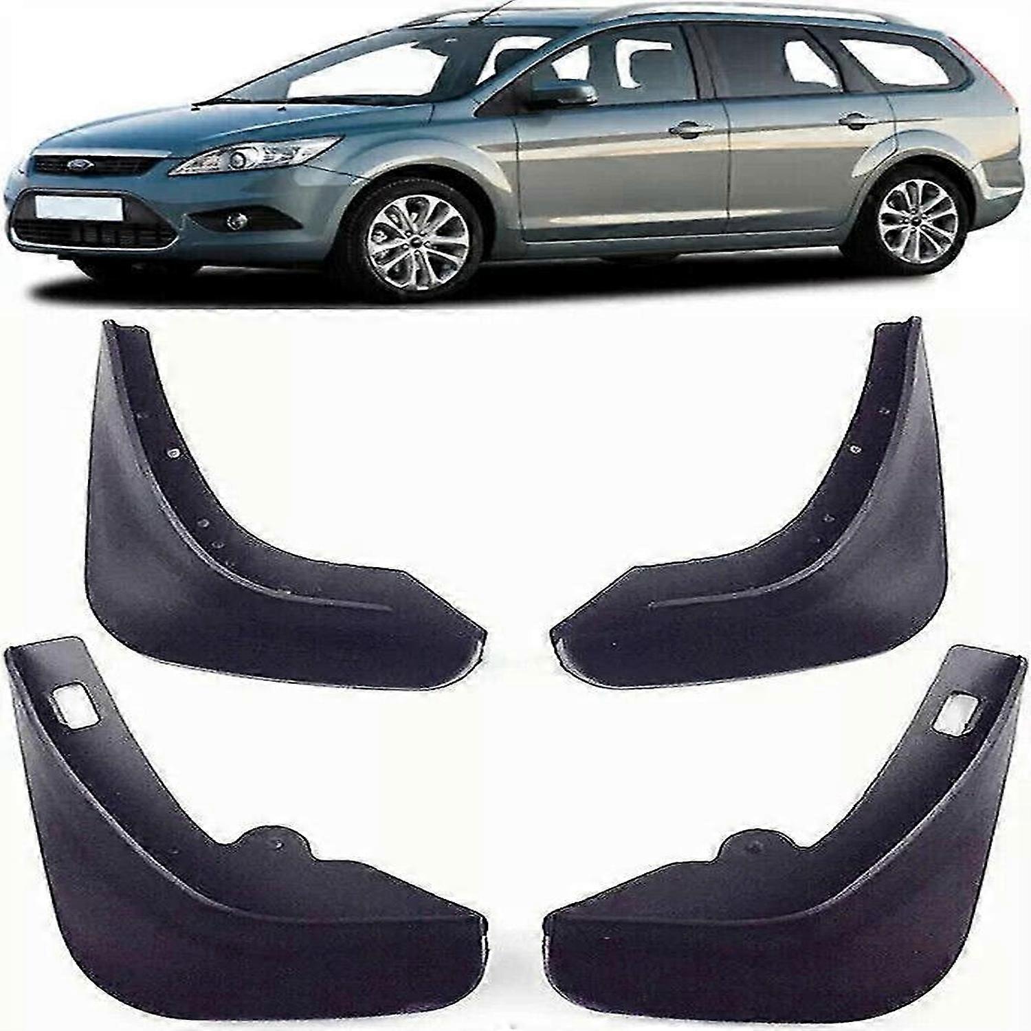 4X Front & Rear Splash Guards Mud Flaps For 2005-2011 Ford Focus MK2 II Estate
