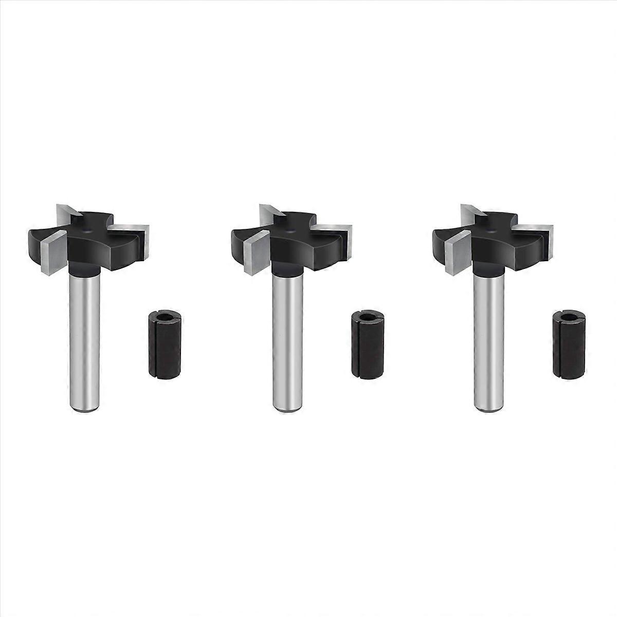 CNC Spoilboard Surfacing Router Bits, 1/4 Inch Shank 1 Inch Cutting