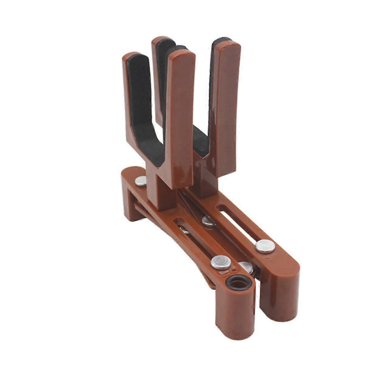 Professional Violin Stand Coffee Color Stable Floor Rack For Home And Music Classroom Display Holder