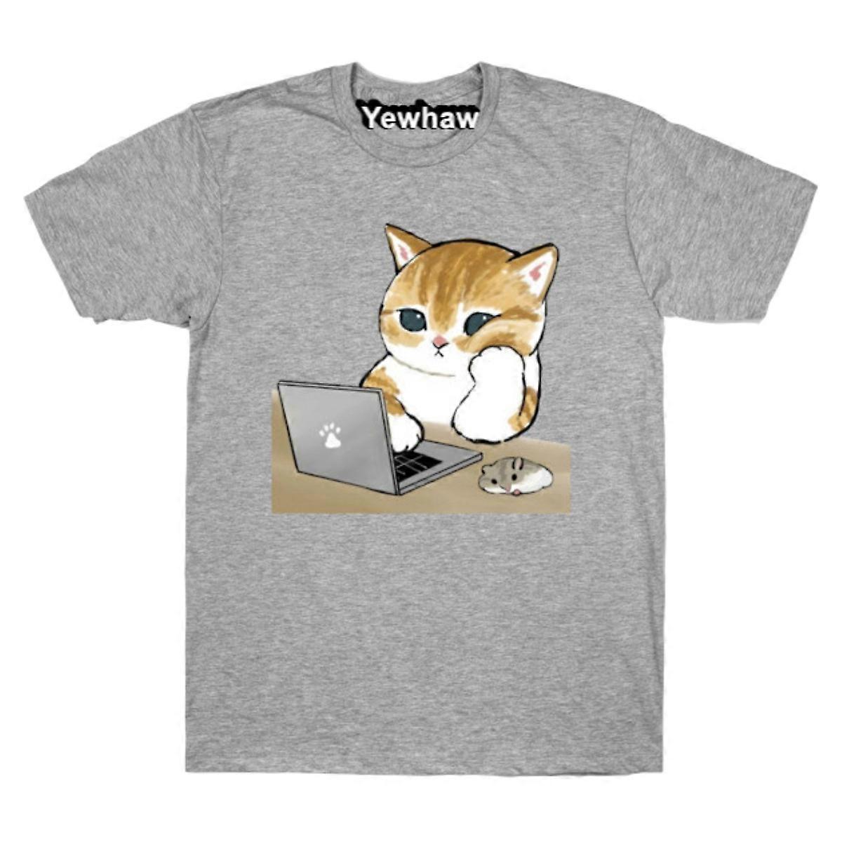 Mofu Sand Kitty Bored Cat T-shirt