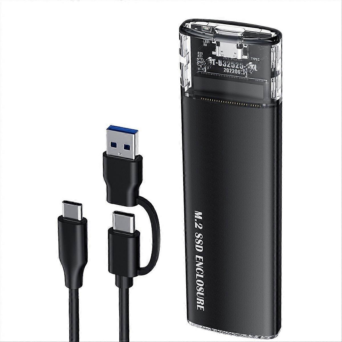 Typ C PCI-E M2 SSD Externí skříň na pevný disk