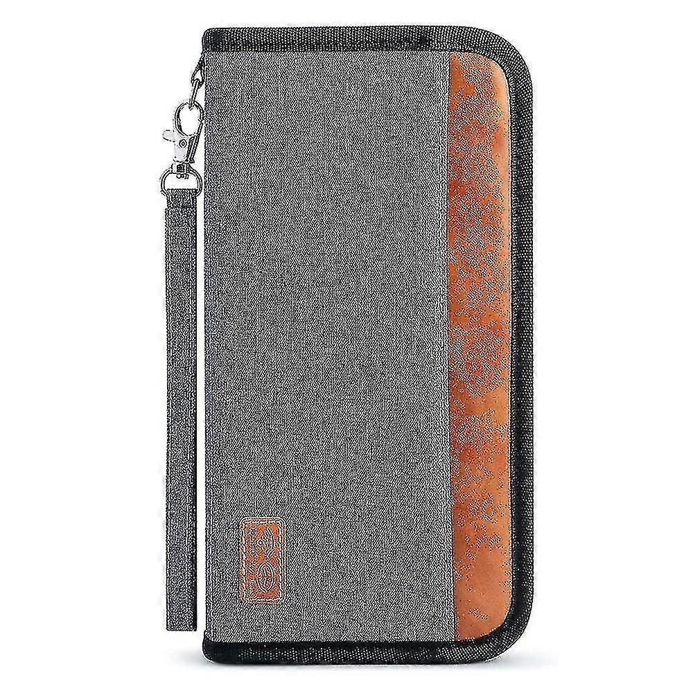 Travel Wallet Rfid Blocking Document Organizer Bag- Passport Holder
