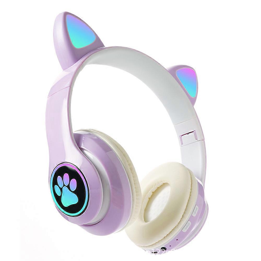 Gaming Headset Wireless Headset 5.0 Bluetooth Wireless Headphones Cute Cat Ears