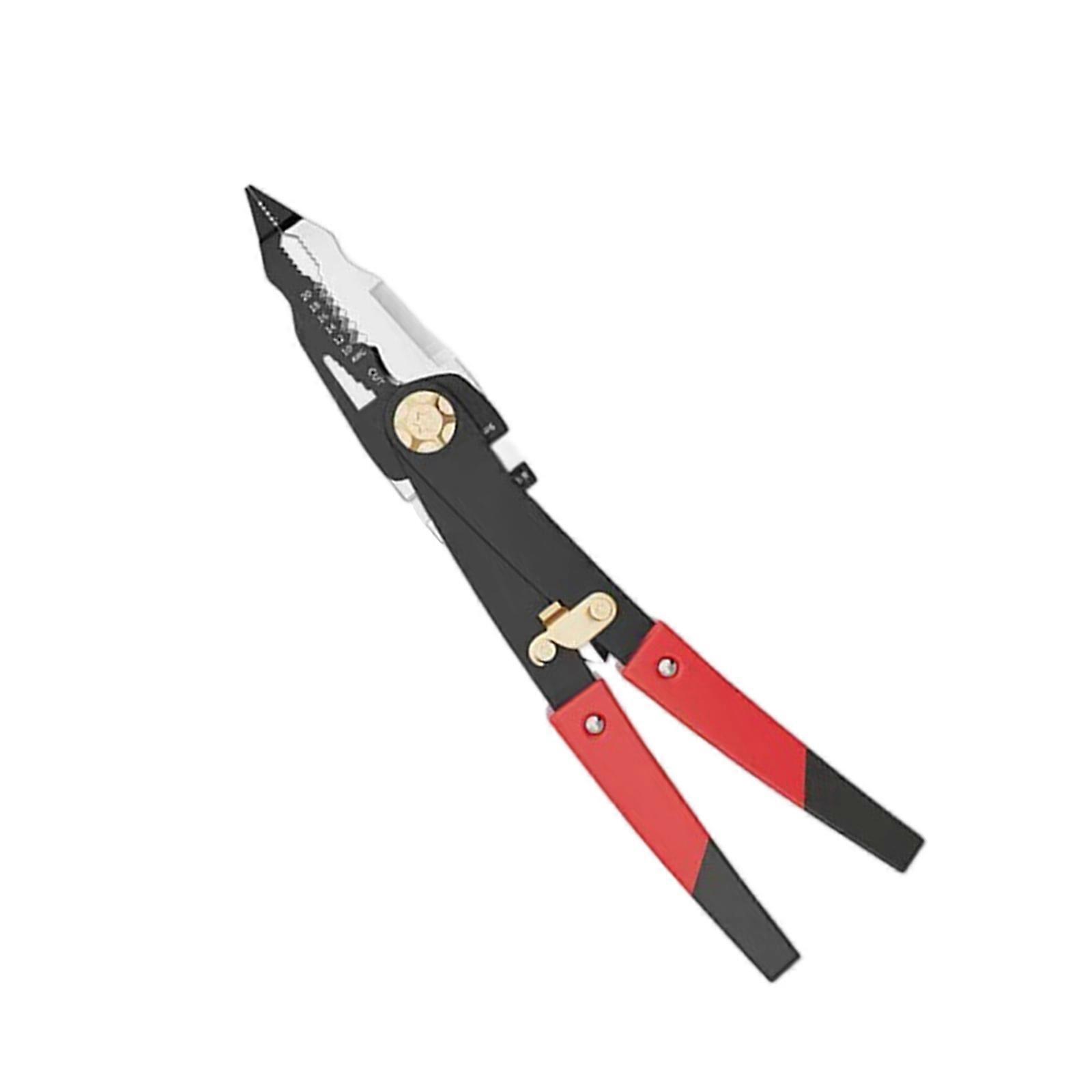 Double Purpose Pliers and Wire Stripper Flip Switching Design For Electrical Projects And DIY Tasks Multicolor