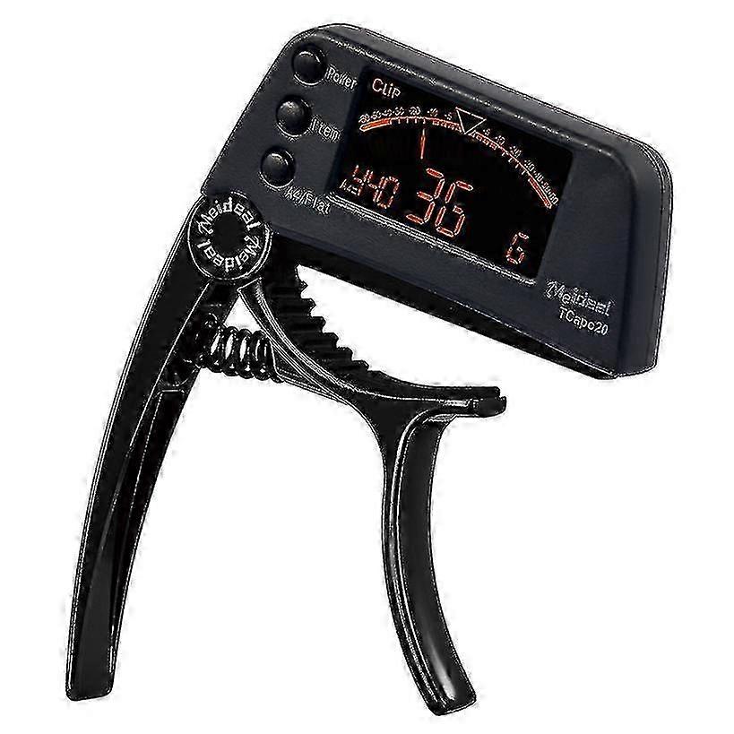 Quick Change 2-in-1 Acoustic Guitar Tuner & Capo Key Clamp