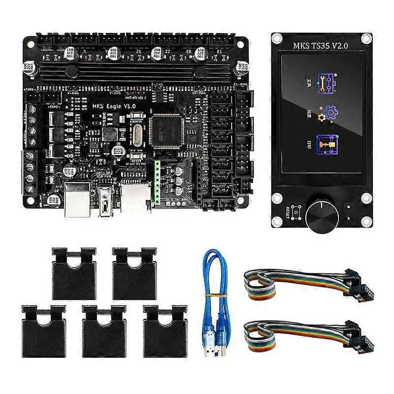 MKS 32Bit Kontrol Kartı MKS TS35 TFT Ekran Ekran USB Baskı Ana Kartı