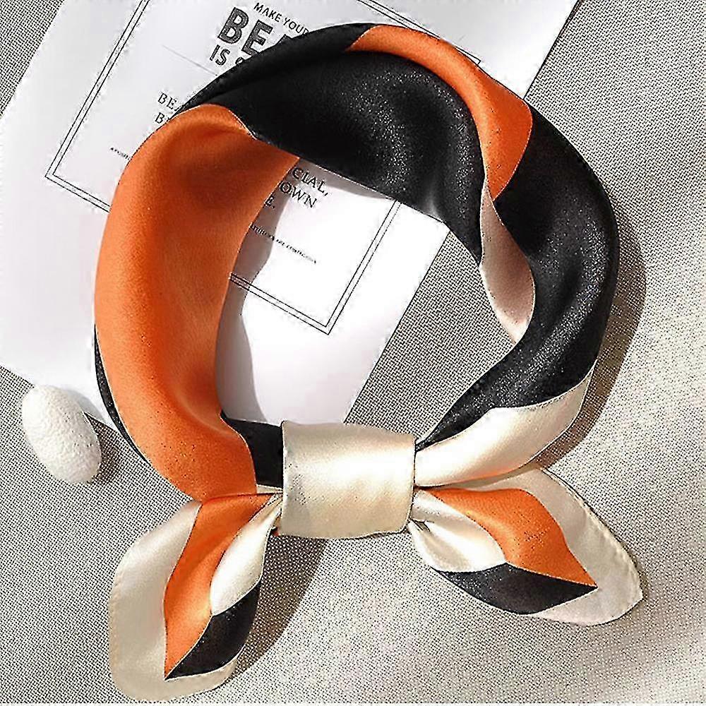 Μεταξωτό μαντήλι για γυναίκες - μεσαίο τετράγωνο σατέν με απαλή αίσθηση