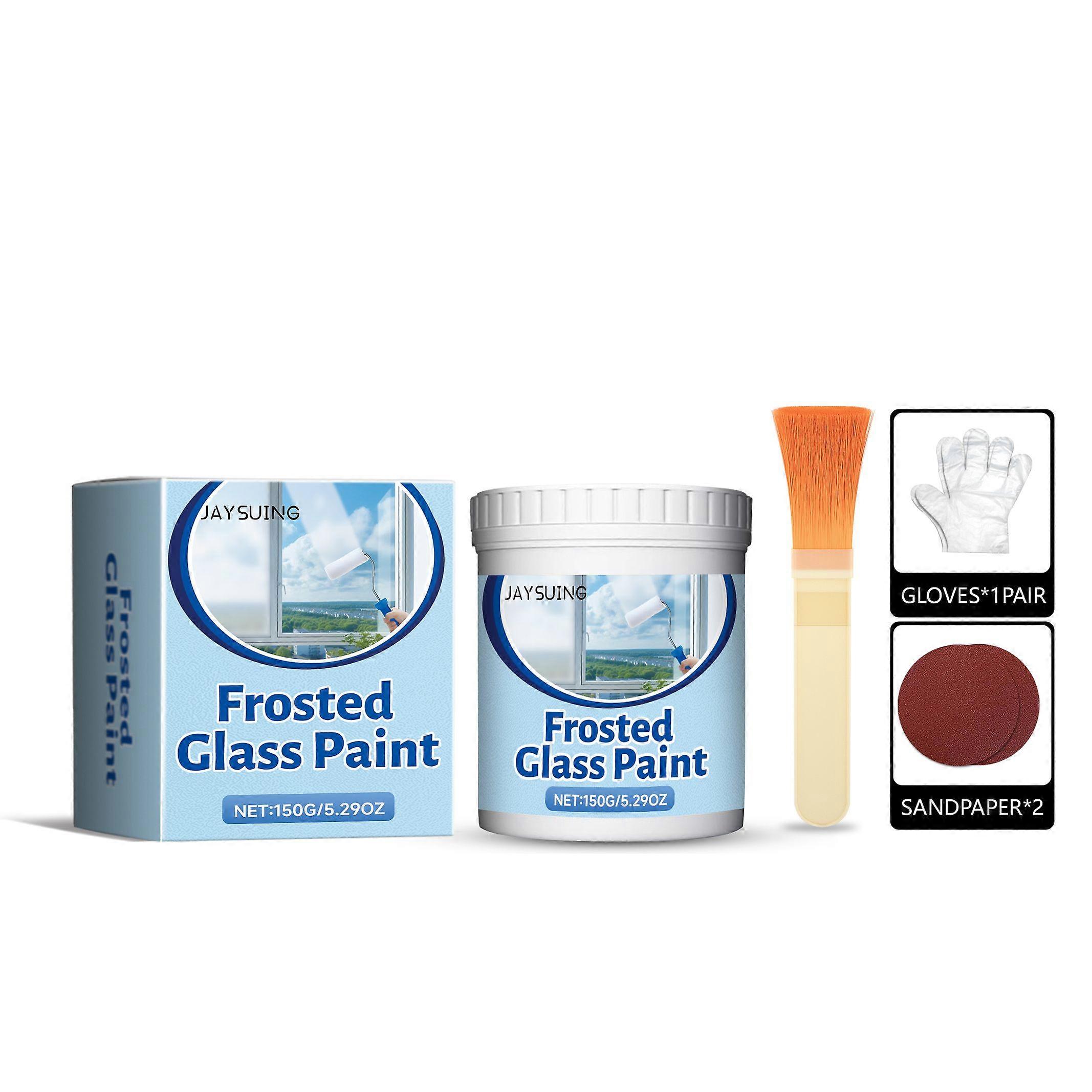 Frosted Glass Paint Contains Curing Agent